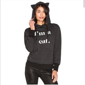 Wildfox “I’m a cat” hoodie